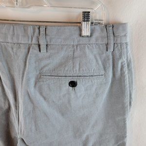 Spoke Shorts Mens 33 Gray Chino Khaki Build A 10" Inseam Cotton Casual A19-09